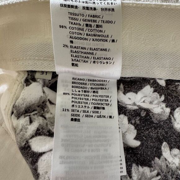 Stella McCartney Gold Patchwork Embroidery Boyfriend Jeans 31 - Picture 15 of 15